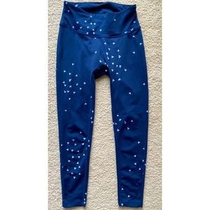 PrismSport Women’s Navy Blue + White leggings. Size: XS Great condition